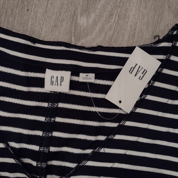 NWT Gap Striped Midi Dress - Picture 2 of 4